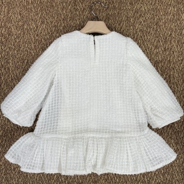 Abito operato fiori Bimba 2/8 anni