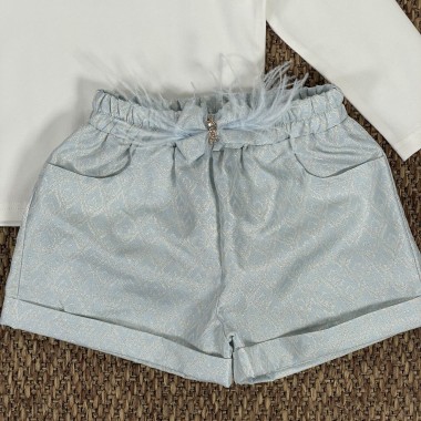 Completo maglia e short Bimba 2/8 anni