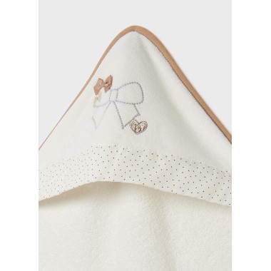 Asciugamano ricamo fiocco        Bagnetto