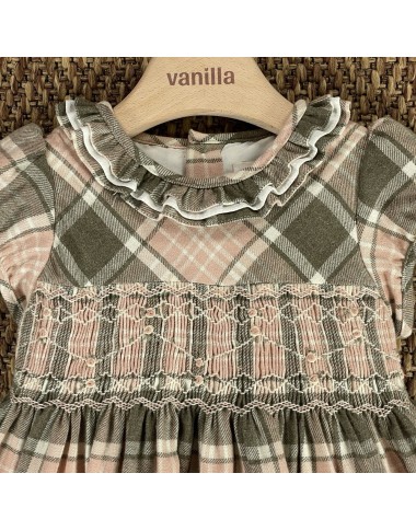 Abito punto smock e roselline Neonata 0/36