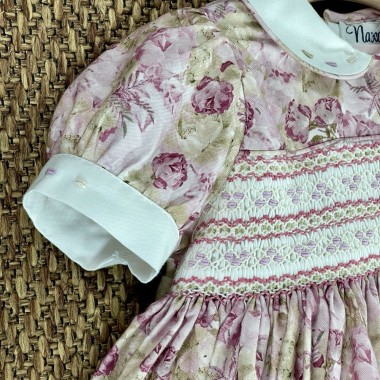 Abito punto smock Bimba 2/8 anni