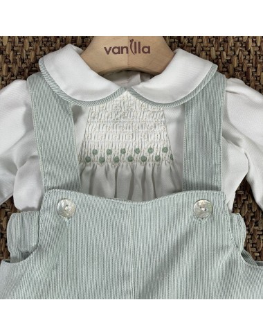 Completo camicia e salopette Neonato 0/36