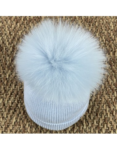 Ponpom wool hat