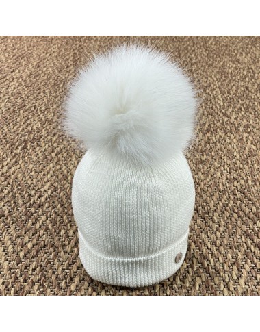 Ponpom wool hat