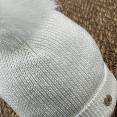 Cappello in lana ponpom Accessori