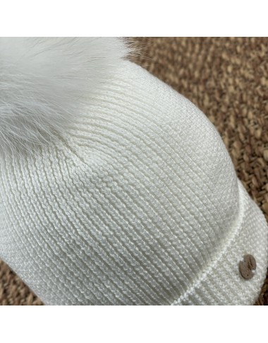 Ponpom wool hat