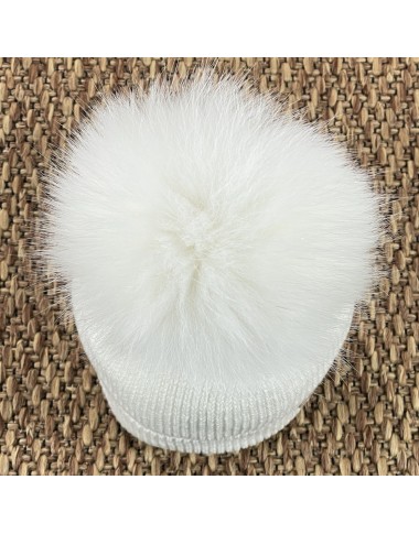 Ponpom wool hat