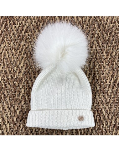 Ponpom wool hat