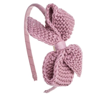 Cerchietto con fiocco crochet Accessori