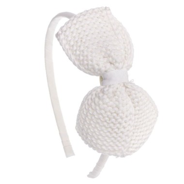 Cerchietto con fiocco crochet Accessori