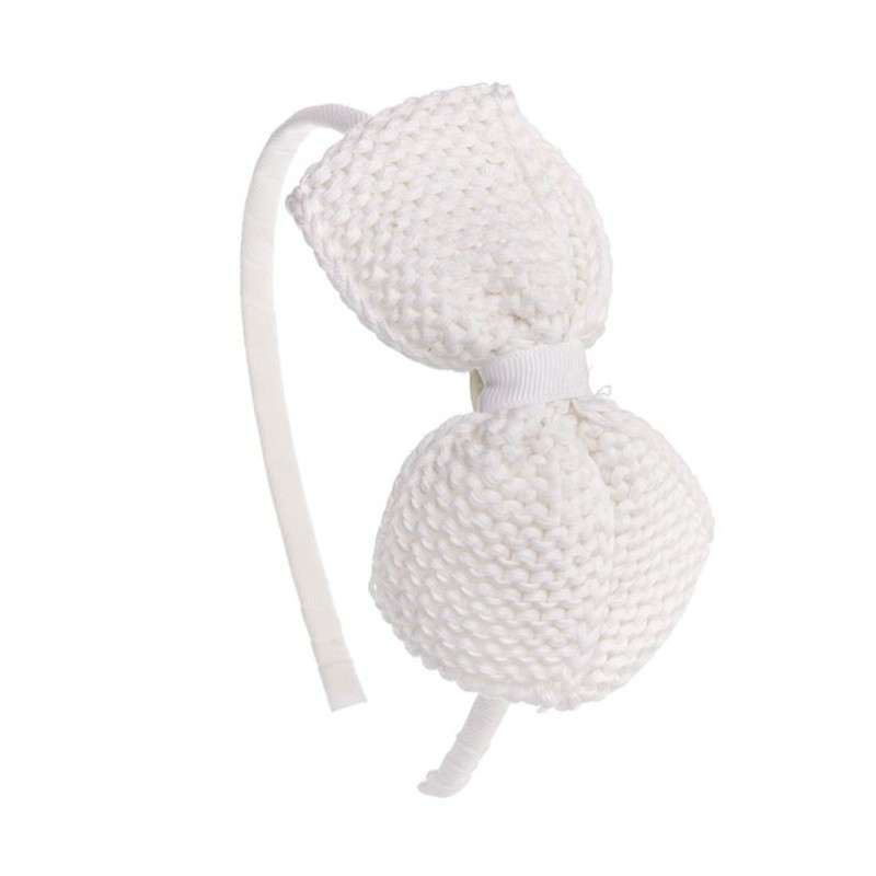 Cerchietto con fiocco crochet Accessori