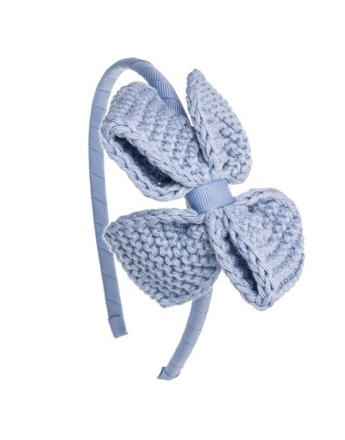 Cerchietto con fiocco crochet Accessori