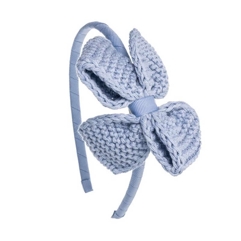 Cerchietto con fiocco crochet Accessori