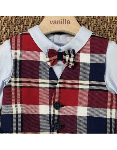Completo camicia gilet e bermuda Neonato 0/36