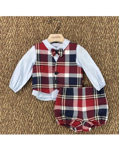 Complete vest and bermuda shirt