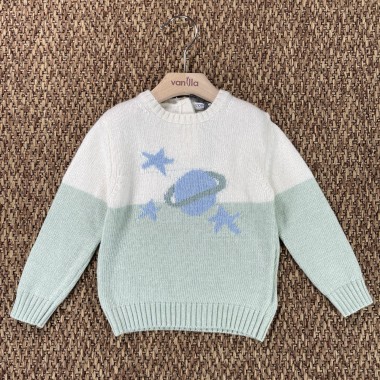 Maglioncino plutone in lana e cashmere Neonato 0/36