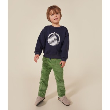 Felpa logo righe Bimbo 2/8 anni