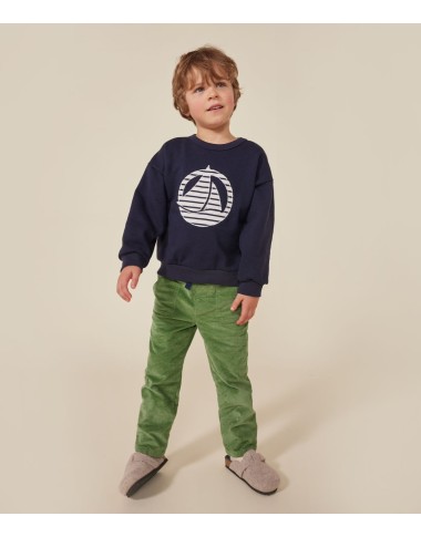 Striped logo sweatshirt