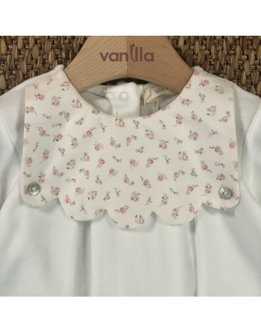 Tutina in ciniglia fiori Tutina