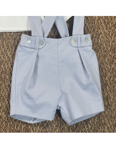 Completo camicia papillon e bermuda Neonato