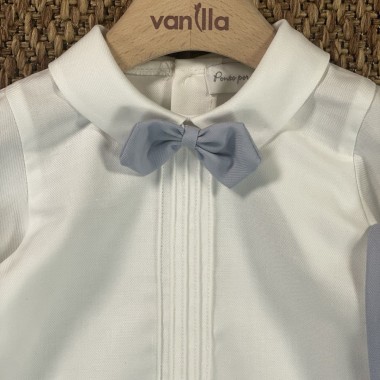 Completo camicia papillon e bermuda Neonato