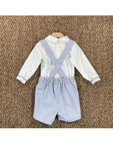 Completo camicia papillon e bermuda Neonato