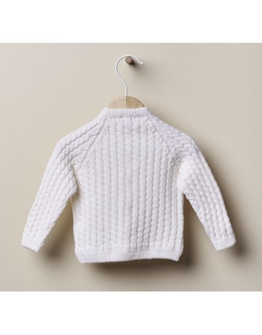 Cardigan wool braids