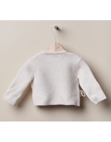 Cardigan incrociato lana Neonata