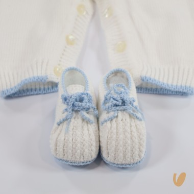 Completo nascita pesciolini in filo Set Nascita e Uscita Clinica