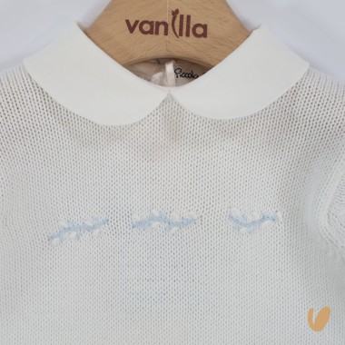 Completo nascita ricamato a mano in filo Set Nascita e Uscita Clinica