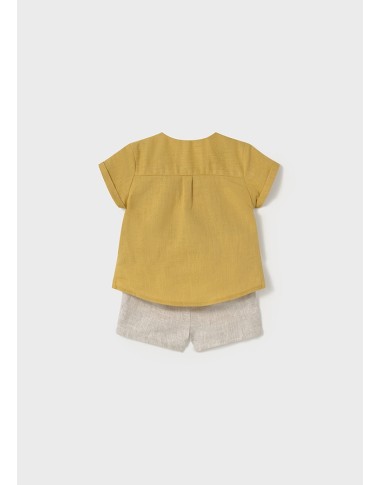 Completo camicia e bermuda Neonato 0/36