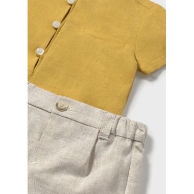 Completo camicia e bermuda Neonato 0/36
