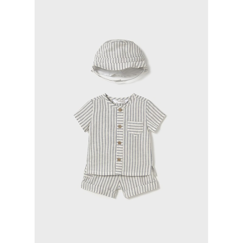 Completo camicia bermuda e cappello Completo e Pagliaccetto