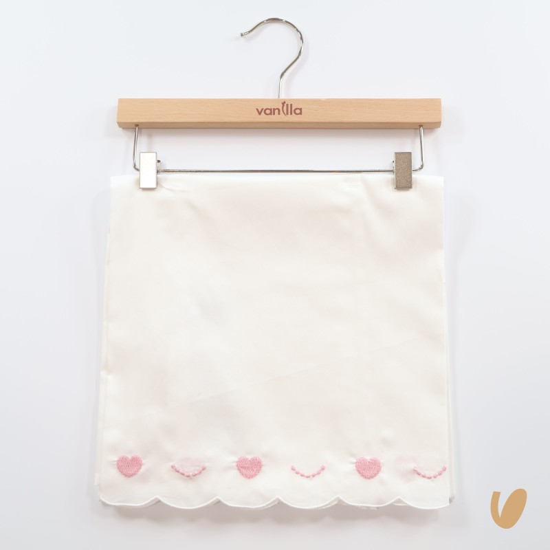 Set lenzuola ricamato cuori Coperta e Lenzuola