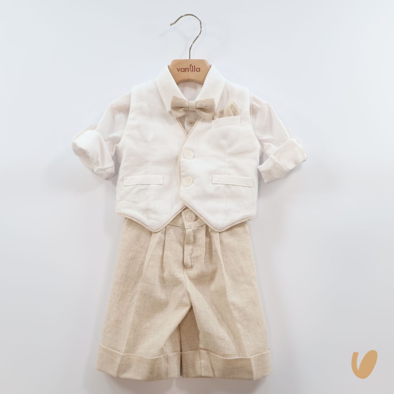 Completo con gilet Battesimo