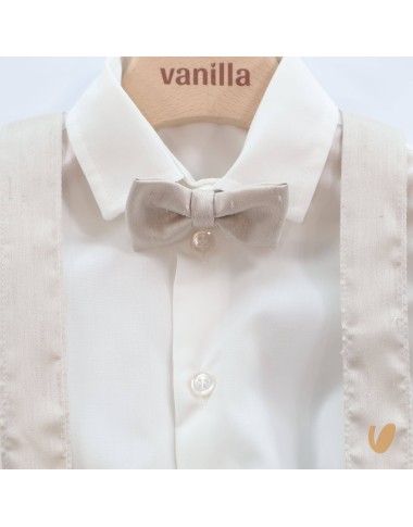 Completo in shantung Battesimo