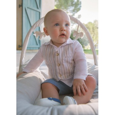 Completo Camicia con gilet e bermuda Completo e Pagliaccetto