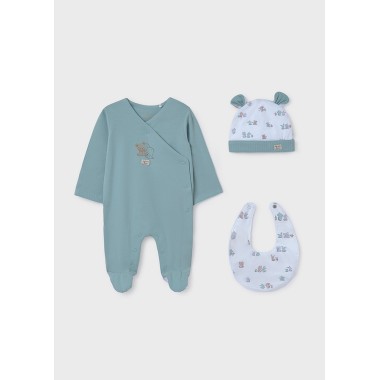 Completo Tutina Bavetta e cappello Tutina