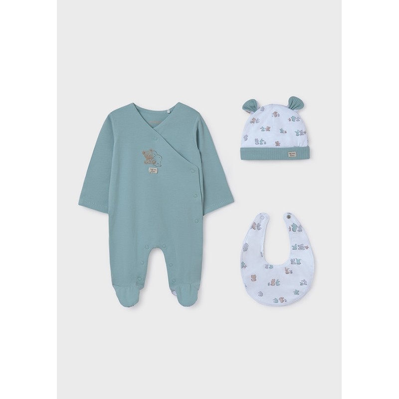 Completo Tutina Bavetta e cappello Tutina