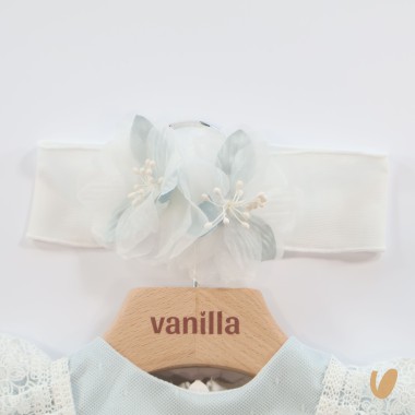 Abito tulle e fascia Battesimo