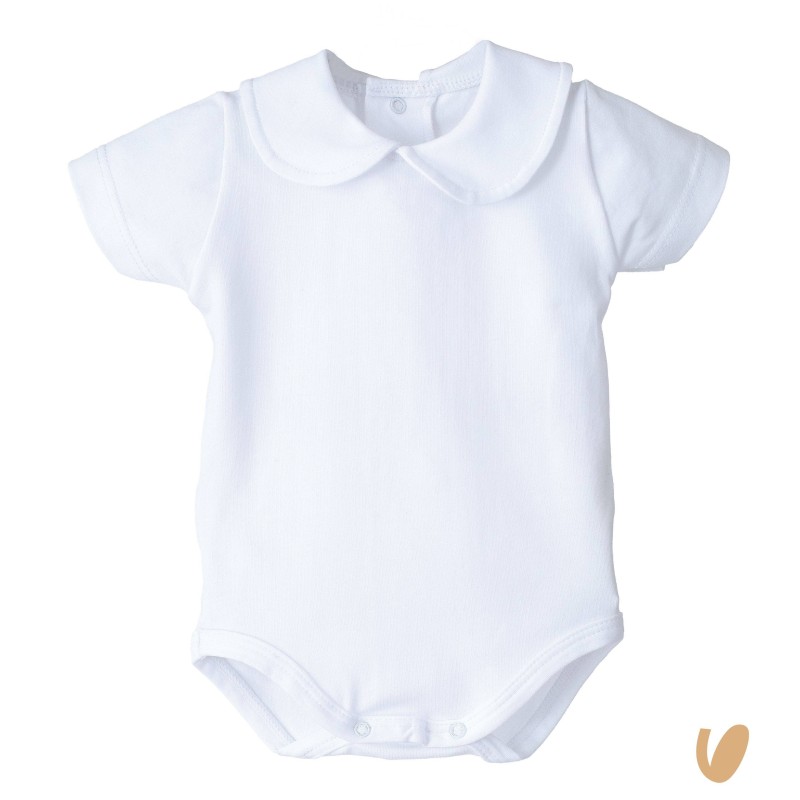 Body con colletto Body Manica Corta