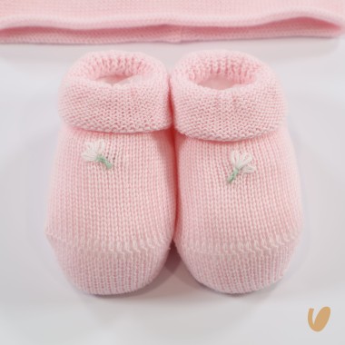 Scarpette e cappello tulipani filo Cappello e Guanti