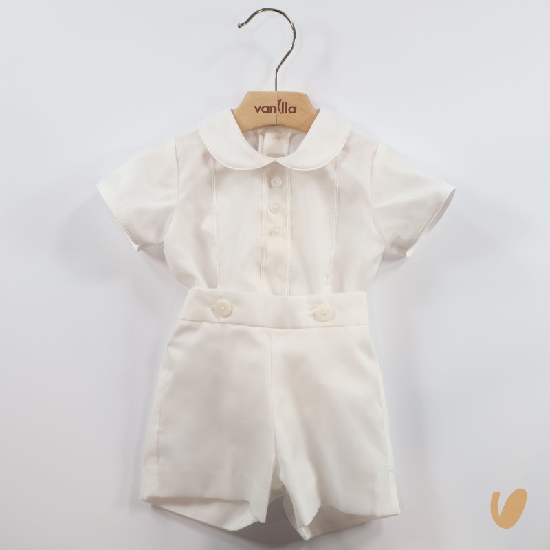 Completo elegante in seta Neonato 0/36