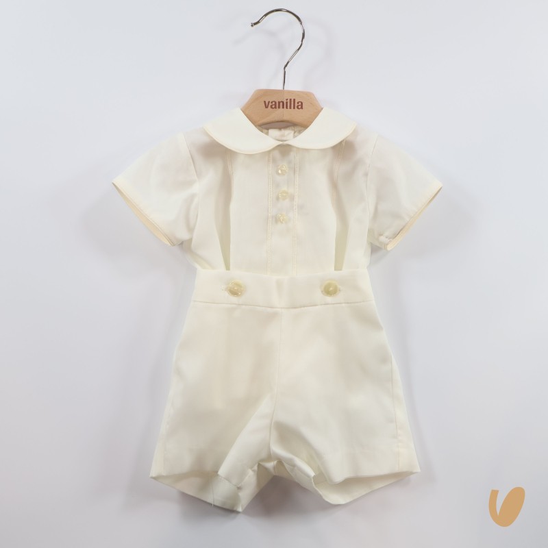 Completo elegante in seta Neonato 0/36