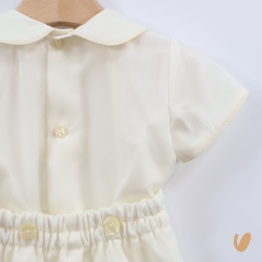 Completo elegante in seta Neonato 0/36