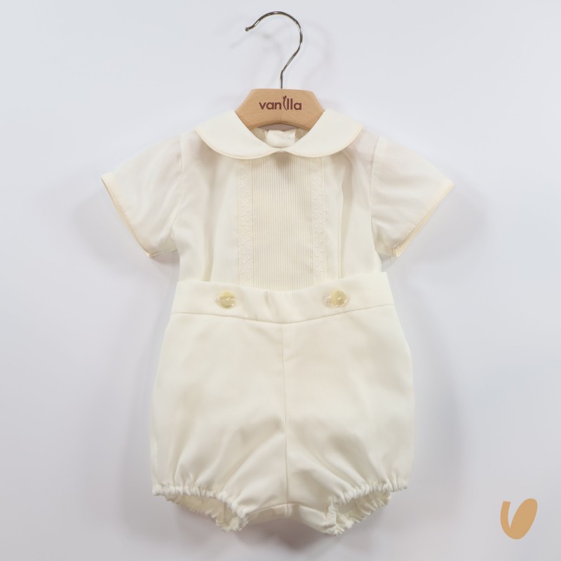 Completo elegante in seta Neonato 0/36