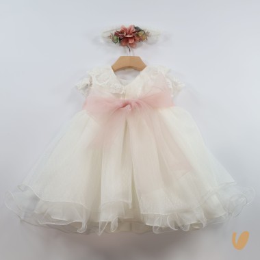 Abito e fascia Neonata 0/36