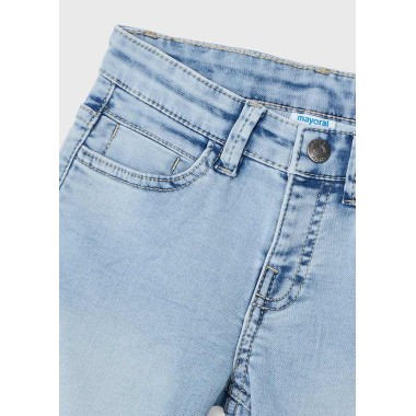 Bermuda soft denim jeans e Bermuda