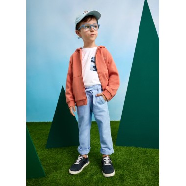 Pantalone lino delavè         Bimbo 2/8 anni