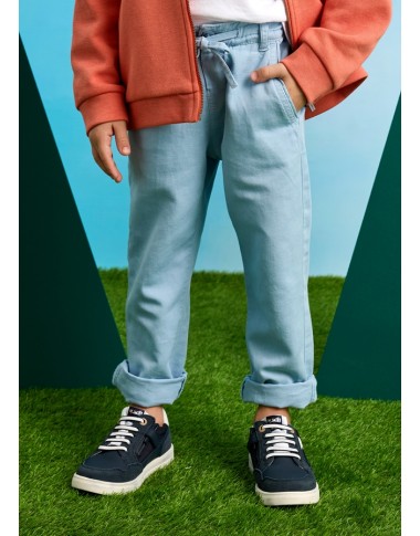 Pantalone lino delavè         Bimbo 2/8 anni